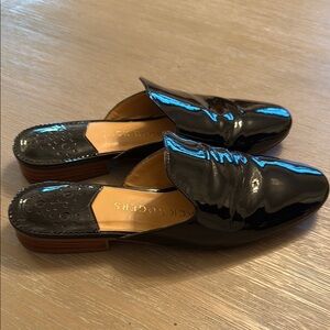 Black Patent Leather Mules by Jack Rogers